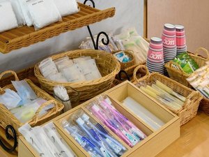 【アメニティ】必要な分を客室にお持ちになって下さい。