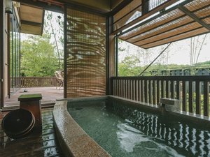 【1日5組様限定 一棟貸し】滞在中、いつでも美人湯がお愉しみいただける部屋付き露天風呂