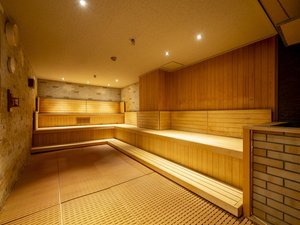 【湯香郷・サウナ(男性・女性とも完備)】高温と低温の2種類のサウナをお好みに合わせてお楽しみください