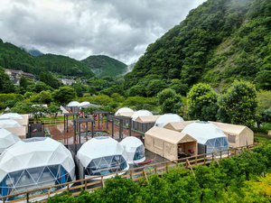 【SPRINGS VILLAGE】神奈川県最大級のグランピングとホテルを複合した温泉リゾート