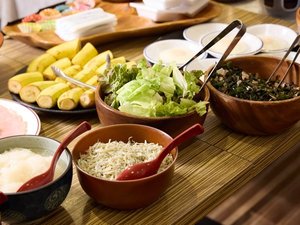 ・【ご朝食】バランスよく栄養を取っていただけるバイキング形式