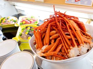 夕食バイキング