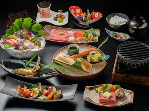 *【夕食一例】スタンダード会席加賀の季