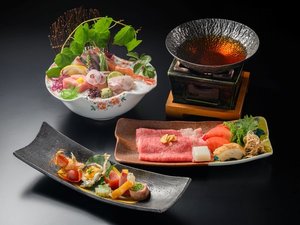 *【夕食一例】スタンダード会席加賀の季