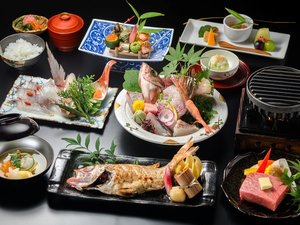*【夕食一例】特選・旬魚会席