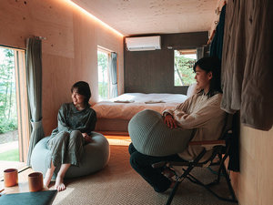 グランピングエリア スノーピーク モバイルハウス「住箱−JYUBAKO−」ルーム ※イメージ