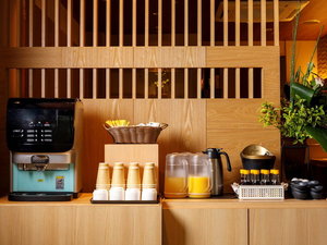 朝食セルフコーナー