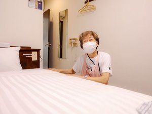 清掃は心を込めたおもてなし。私たちの笑顔と丁寧な仕事を心がけてます。