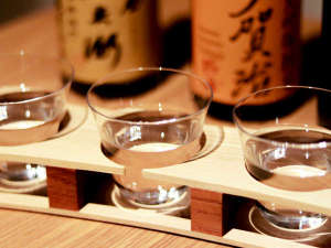 日本酒飲み比べが出来るお店です◎厳選した岡山の地酒をお楽しみに!