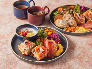 ■【朝食ビュッフェ】盛付の例/イングリッシュ・スタイルのビュッフェで、自分だけの朝を。