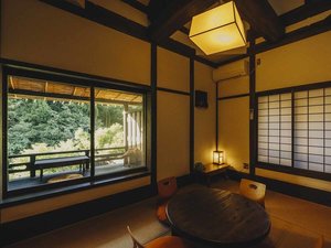 <月>ロフト付和洋室(川見テラス付)【川側】