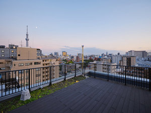 ホテル屋上からの景色