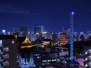 ホテル屋上からの景色