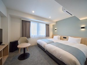 ◇禁煙◇ツインルーム|20�u|シモンズ製ベッド幅120�p×2台