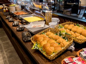 パン、ご飯ご用意しております。