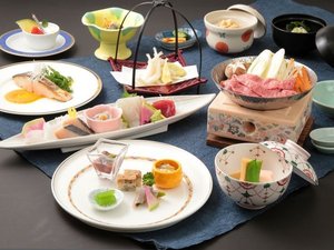 【久慈サンピア日立】プレミアム夕食コース《金波》2026年春イメージ(2026/03/01〜2026/05/31)