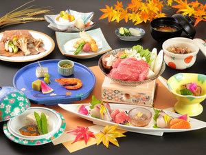 【久慈サンピア日立】プレミアム夕食コース《金波》2026年秋イメージ(2026/09/01〜2026/11/30)