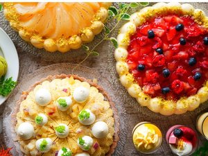朝食のスイーツビュッフェ。朝からパティシエこだわりの手作りスイーツ食べ放題♪