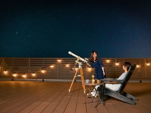 「スターウォッチング」や露天風呂の「星空スイッチ」など芦別自慢の星を満喫する滞在をお楽しみください