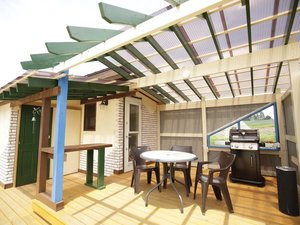スタンダードドームテントBBQテラス