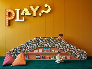 2nd Roomにはキッズスペースもあり、ご家族でゆったり過ごせます。