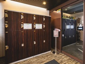 ご宿泊のお客様限定でお使いいただける無料ロッカーです。