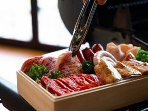 【お食事一例:大分県産ブランド肉のフルコース】