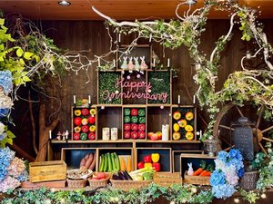 【お野菜マルシェ】地獄蒸し体験やご夕食などにご利用いただける新鮮野菜をご用意。