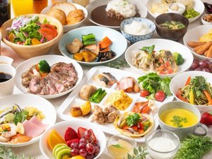 朝6時から営業!お客様の1日に活力をもたらす健康和洋ビュッフェをご提供いたします。