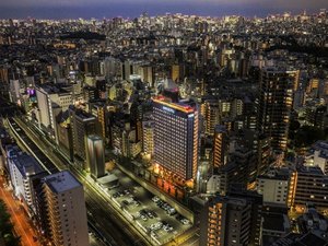 高層階の一部の客室からは都内の夜景もお楽しみいただけます。