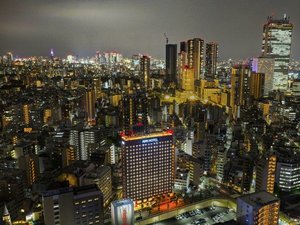 高層階の一部の客室からは客室からは夜景もお楽しみいただけます。