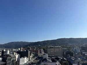 屋上展望浴からの景色