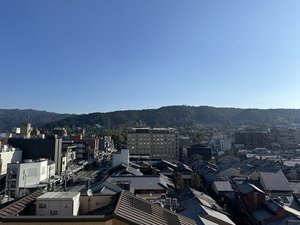屋上展望浴からの景色
