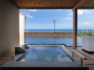 客室温泉露天風呂