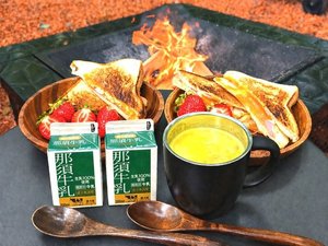 ホットサンド朝食