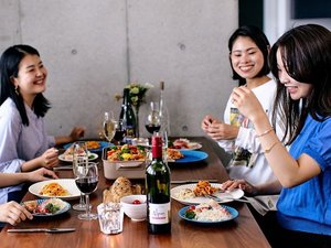 レンタルアイテムを使って、お部屋で手作りの料理を。