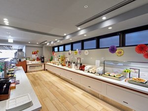 日替わりビュッフェ朝食