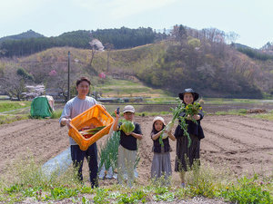 #収穫体験 収穫した新鮮な野菜をお夕食のBBQでお楽しみください♪