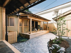 こうほね:縁側からの眺め