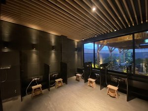 大浴場つくばの湯 洗い場