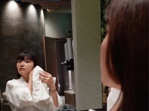 女性風呂は専用キーがあるので、セキュリティも安心