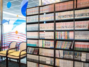 パウエル漫画コーナー お部屋にもお持ちいただけます