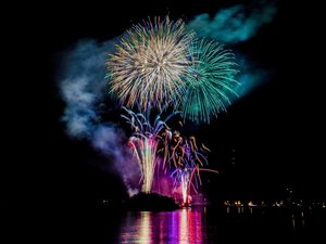 黒船祭の花火