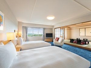 ■クラシックジュニアスイート(和洋室)※広さは同じとなりますがレイアウトは客室ごとに異なります