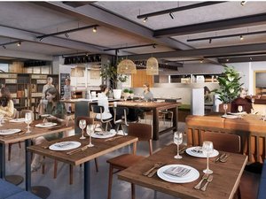 【2023年4月下旬オープン予定】「湖畔のカフェレストラン。長野県食材中心の”食のアンテナショップ”」
