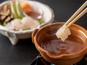 懐石料理コース「旅館吉田屋を選ぶ理由TOP3の一つがこれ」一例