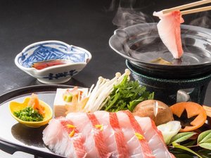 伊豆近海の金目鯛のしゃぶしゃぶ