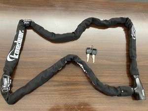 バイクの防犯チェーンを貸出しています!※数に限りがございますので、ご注意くださいませ。