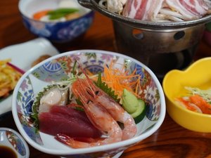 お部屋食プランのお造りです。