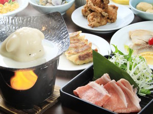 【ハーフビュッフェ:ご夕食】栃木県産食材を使用した豚しゃぶ(一例)
